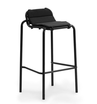 Preview: Vig Sitzkissen Barhocker schwarz